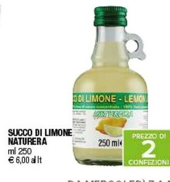 Iperal Naturera Succo Di Limone offerta