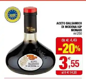 Iperal Monari Aceto Balsamico Di Modena IGP offerta