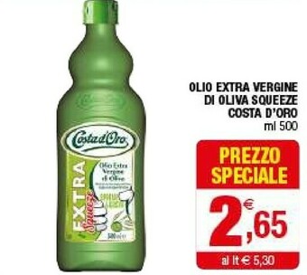 Iperal Costa d'Oro Olio Extra Vergine Di Oliva offerta