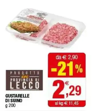 Iperal Gustarelle Di Suino offerta