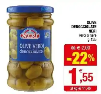 Iperal Neri Olive Verdi Denocciolate 135 G(ml) offerta