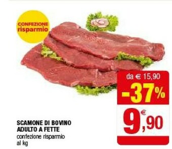 Iperal Scamone Di Bovino Adulto A Fette offerta