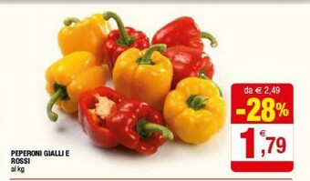 Iperal Peperoni Gialli E Rossi offerta