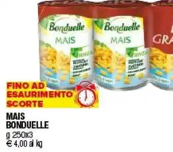 Iperal Bonduelle Mais offerta