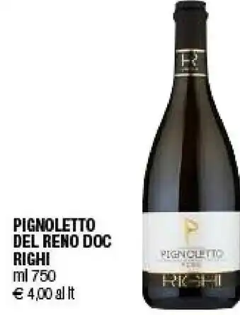 Iperal Righi Pignoletto Del Reno Doc offerta