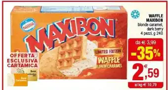Iperal Nestle Waffle Maxibon offerta