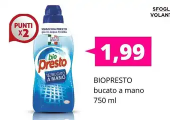 Acqua & Sapone Bio Presto Bucato A Mano offerta