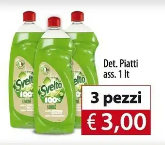 Acqua & Sapone Svelto Detersivo Piatti Limone offerta