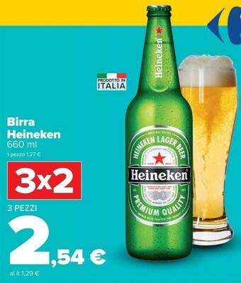 Carrefour Heineken Birra 660 G(ml) offerta
