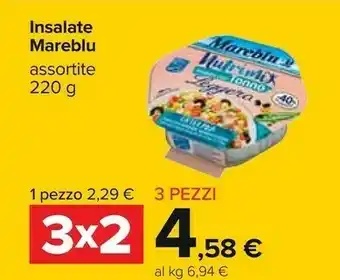 Carrefour Mareblu Insalate Nutrimix Con Tonno Leggero 220 G offerta