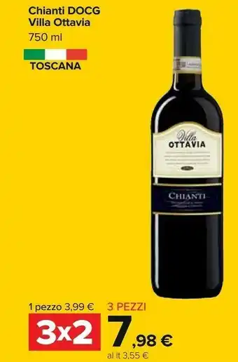 Carrefour Villa Ottavia Chianti Docg 750 Ml offerta