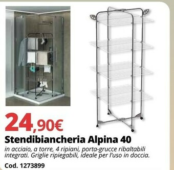 Brico Io Stendibiancheria Alpina 40 offerta