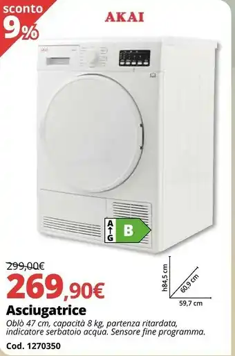 Brico Io Akai Asciugatrice offerta