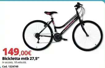 Bicicletta Mtb 27,5''