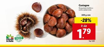 Lidl Castagne offerta