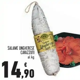 Conad Superstore Cavazzuti Salame Ungherese offerta
