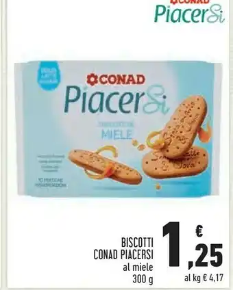 Conad Superstore Conad - Biscotti Al Miele 300 G(ml) offerta