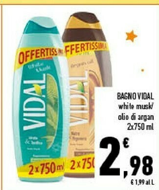 Conad Vidal Bagnoschiuma offerta