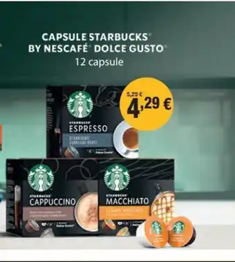 Poli Starbucks Capsule By Nescafé Dolce Gusto 12 Capsule offerta