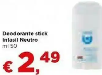 Metà Infasil Deodorante offerta