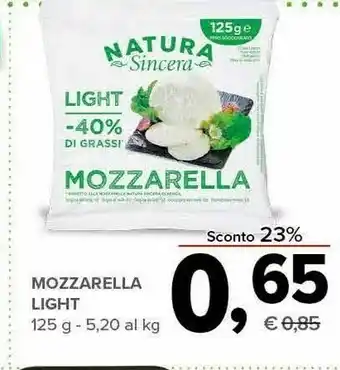 Natura sincera Mozzarella