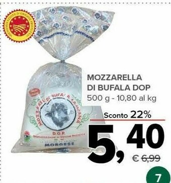 Todis Mozzarella di bufala offerta