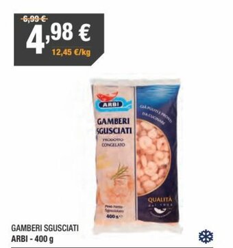 Arbi Gamberi Sgusciati - 400 g