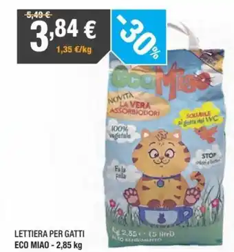 Eco Miao Lettiera Per Gatti - 2,85 kg