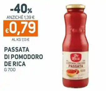 Ekom De Rica Passata di Pomodoro G 700 offerta