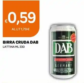 Ekom DAB Cruda Birra Lattina ml 330 offerta