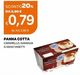 Ekom Panna Cotta Caramello, Gianduia G 100x2 Vasetti offerta
