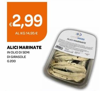 Ekom Alici Marinate in Olio di Semi di Girasole g 200 offerta