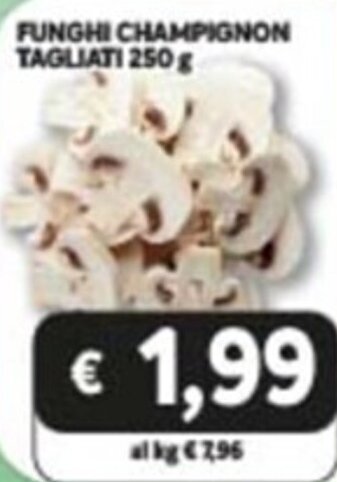 Funghi Champignon Tagliati 250 g