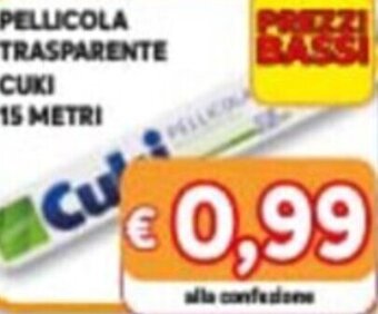 Cuki Pellicola Trasparente 15 Metri