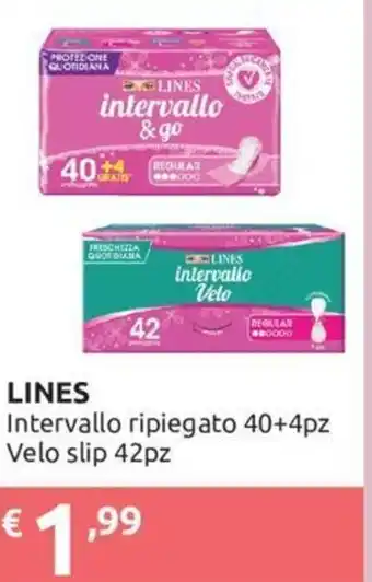 Ipersoap Lines Intervallo Ripiegato 40+4pz, Velo Slip 42pz offerta