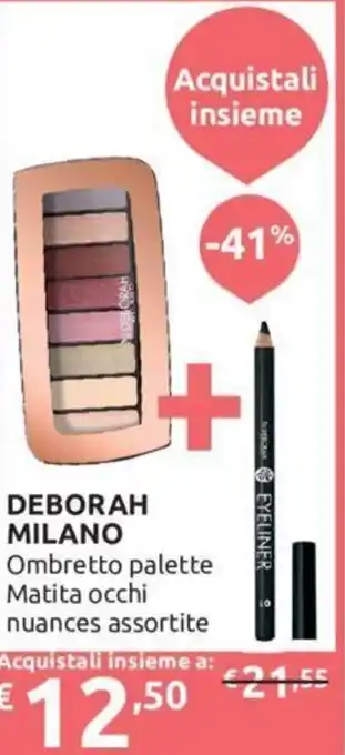 Ipersoap Deborah Milano Ombretto Palette Matita Occhi Nuances Assortite offerta