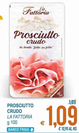 MD Discount La Fattoria Prosciutto Crudo g 100 offerta