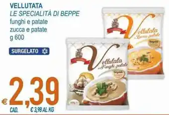 MD Discount Le Specialità Di Beppe Vellutata funghi e patate zucca e patate g 600 offerta