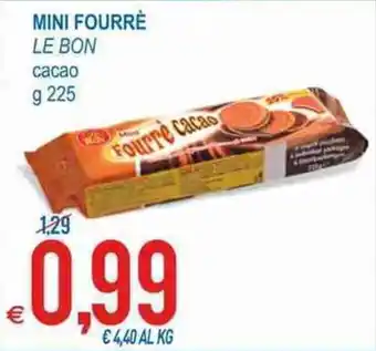 MD Discount Le Bon Mini Fourrè cacao g 225 offerta
