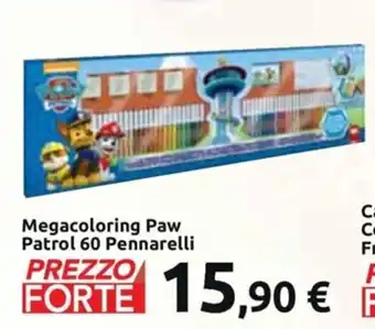 Megacoloring Paw Patrol 60 Pennarelli