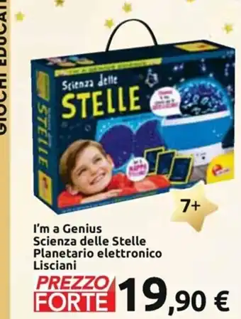 I'm a Genius Scienza delle Stelle Planetario elettronico Lisciani 7+