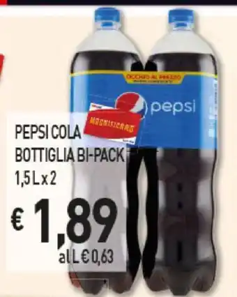 EMMEpiù Pepsi Cola Bottiglia Bi-Pack 1,5 l x 2 offerta