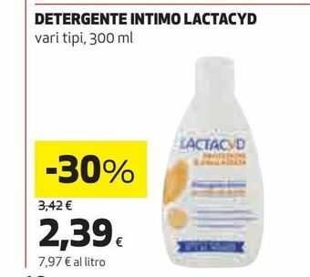Coop Detergente intimo lactacyd offerta