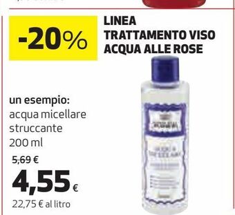 Coop Linea trattamento viso acqua alle rose offerta