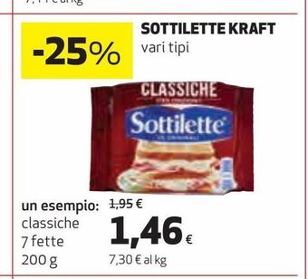 Coop Sottilette kraft offerta