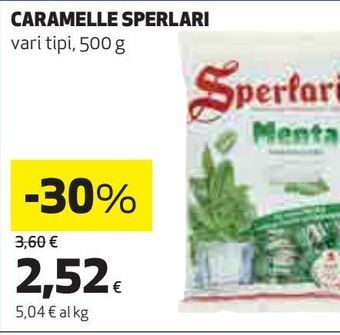 Coop Caramelle sperlari offerta