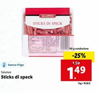 Lidl Sticks di speck offerta