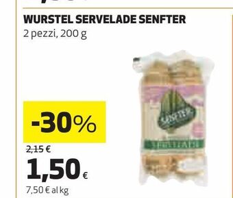 Coop Wurstel servelade senfter offerta