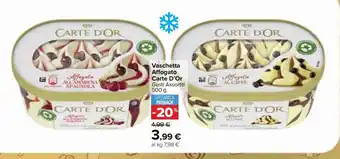 Carrefour Market Vaschetta affogato carte d'or offerta