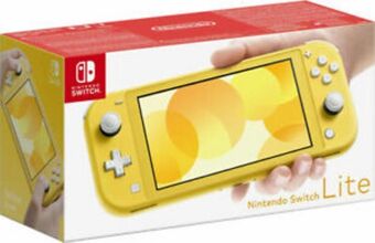 Nintendo switch lite console da gioco portatile nuova colorazione gialla italia
